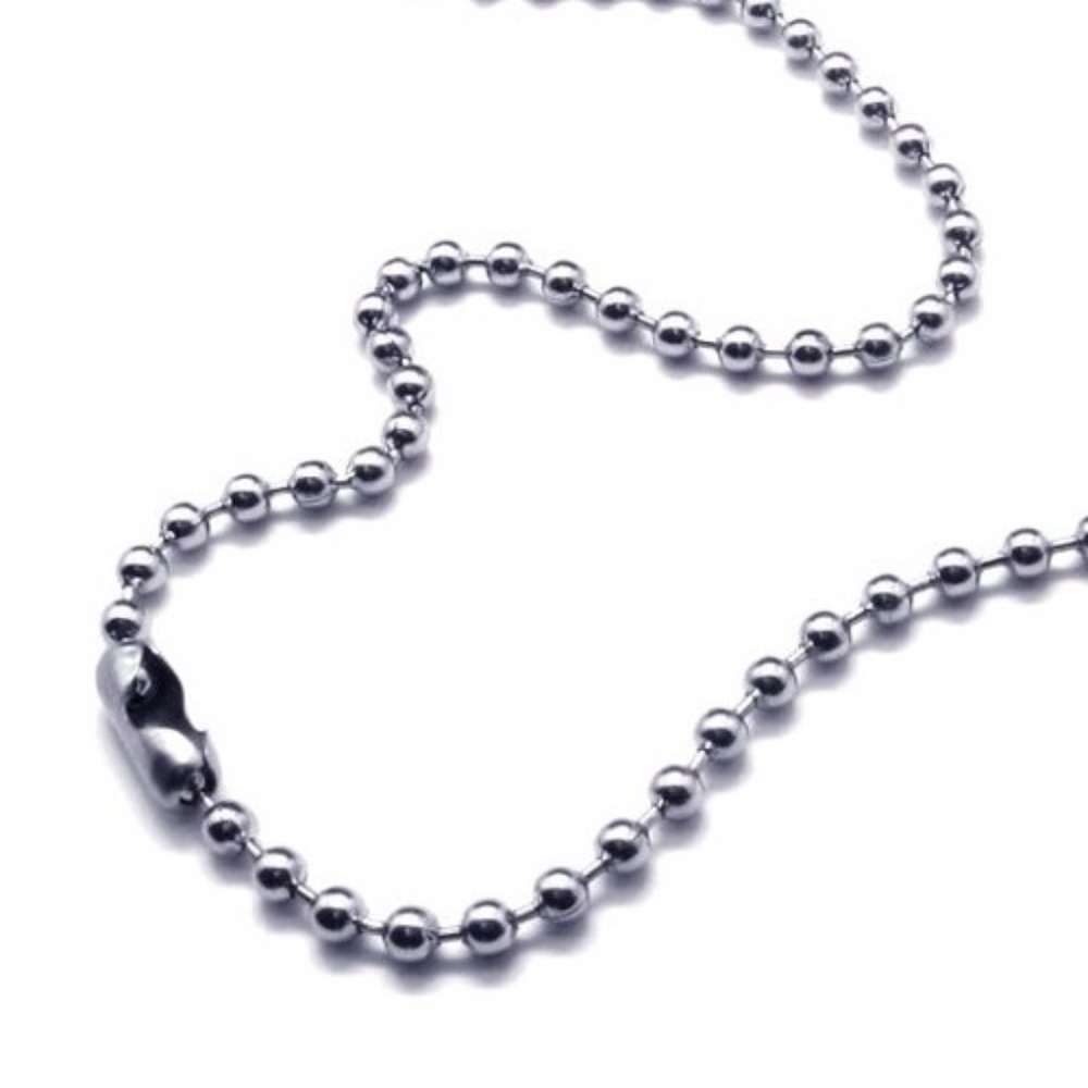 Mens Playboy Necklace Bunny Pendant Dog Tag Stainless Steel Black Carbon Fiber - Picture 4 of 7